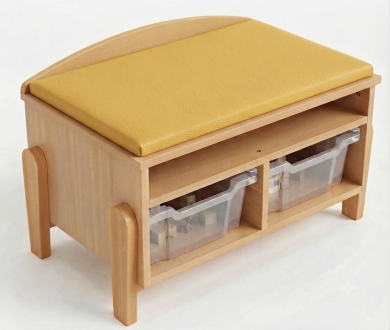Banc avec rangement sous assise k'briol